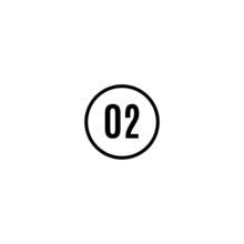 2 white circle