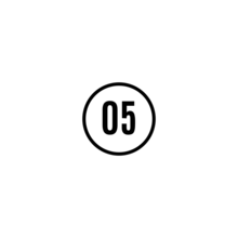5 white circle